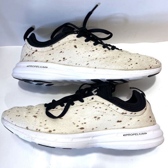 APL Athletic Propulsion Labs Pony Calf Hair Animal Print Sneaker Size 10 - Picture 8 of 14
